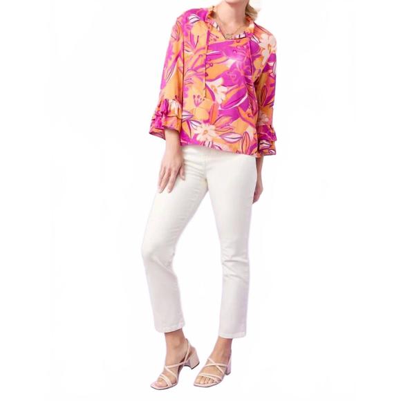 COCO + CARMEN Pants - NEW COCO + CARMEN straight ankle pant in vintage white